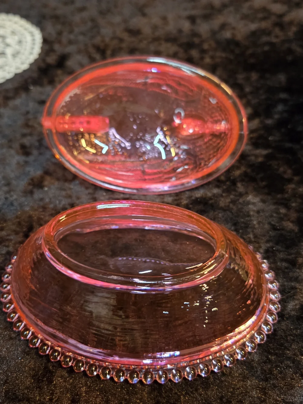 Pink Hen on a Nest Unbranded Acrylic (Plastic) Measures 5 Inches Long